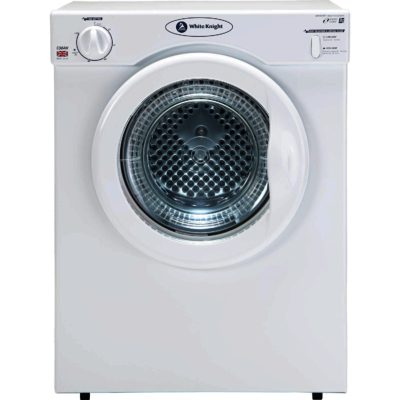 White Knight C38AW 3kg Compact Vented Tumble Dryer in White White Knight C38AW 3kg Compact Vented Tumble Dryer in White